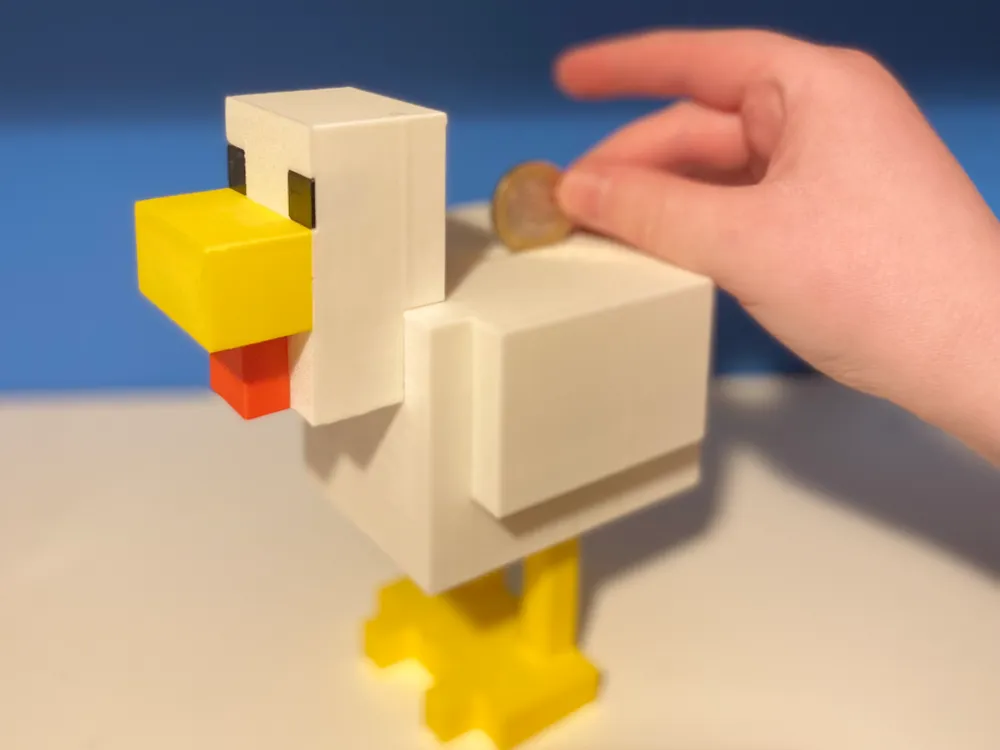 Minecraft Chicken Money Box / Piggy Bank