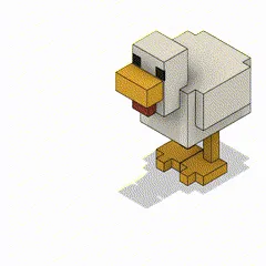 Minecraft Chicken prop 2 sizes + hat, photo 4 of 4 - Hats, Caps & Gloves, figure