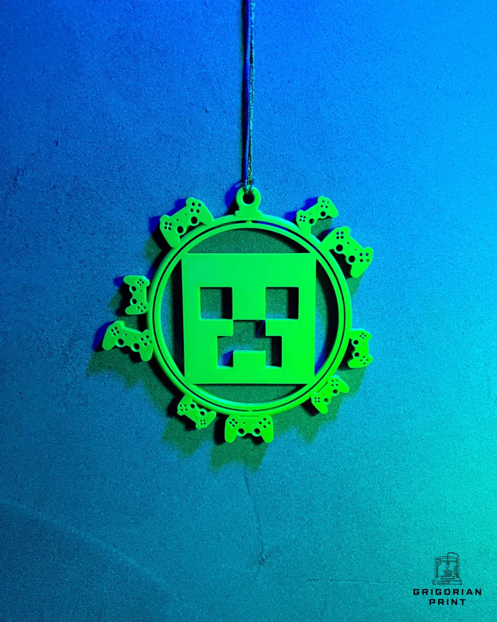 Creeper Christmas Ornament, photo 3 of 4 - Character Christmas Ornaments, christmastree