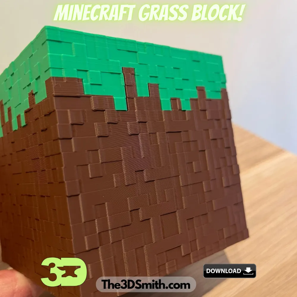 Minecraft Grass Piggybank / Box / Penholder / Vase, photo 4 of 4 - Vases, gaming