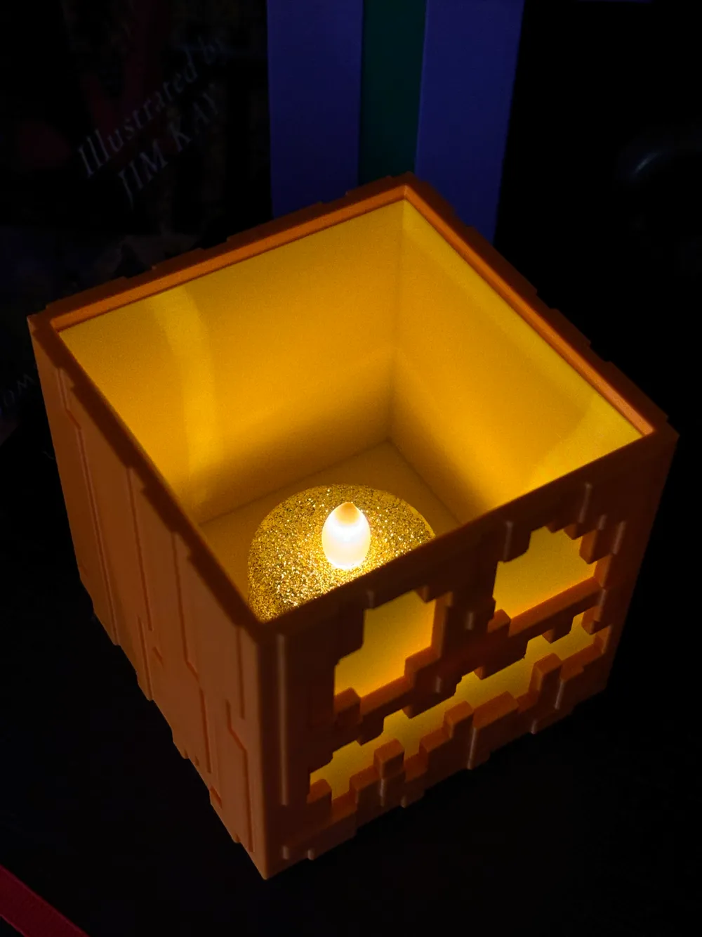 Minecraft Jack-o-lantern halloween box/lantern, photo 4 of 4 - Pumpkins & Jack-o-lanterns, jack o lantern