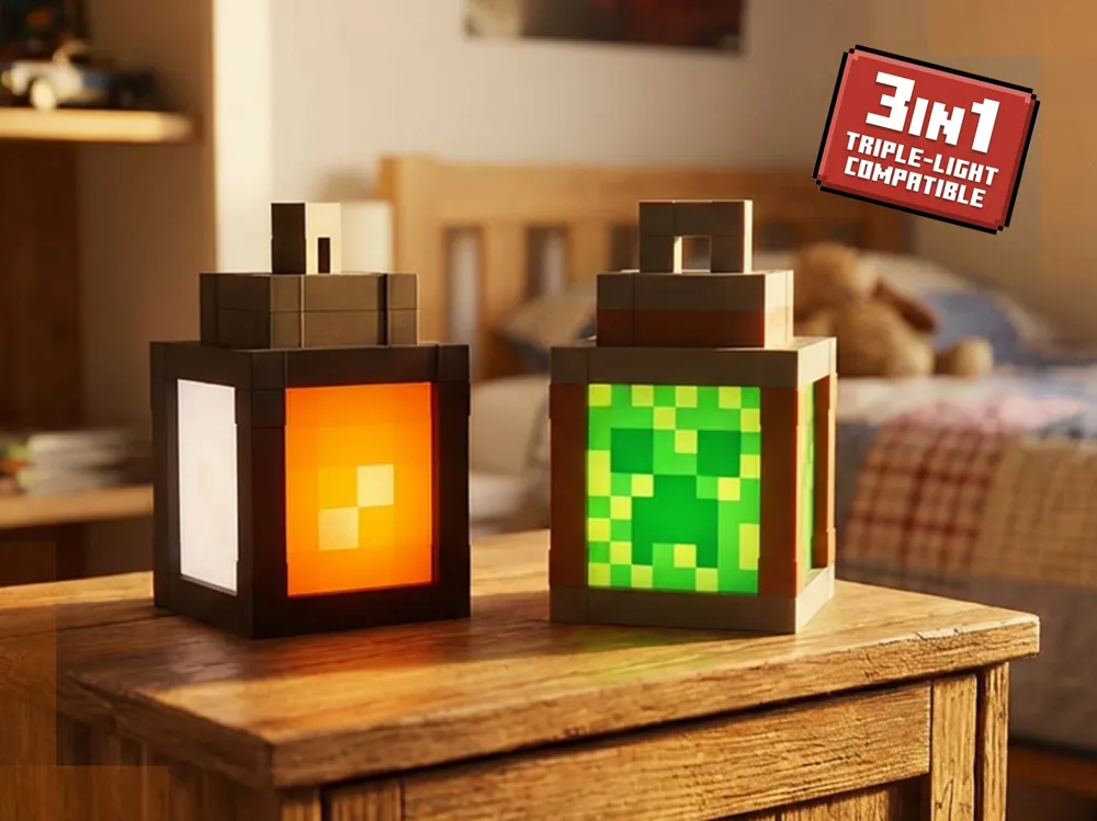Minecraft Lantern, 3in1 - Light Edition