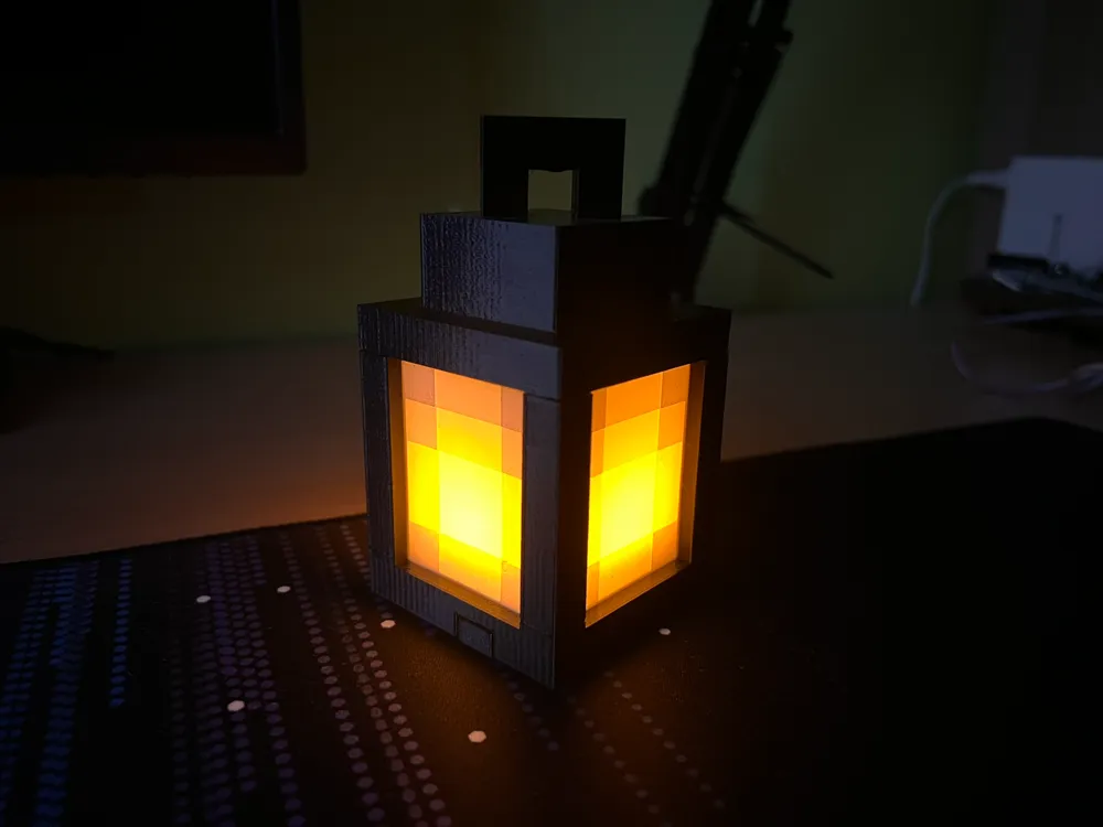 Minecraft Lantern - Tealight, photo 3 of 4 - Character Tealight Holders, lamp