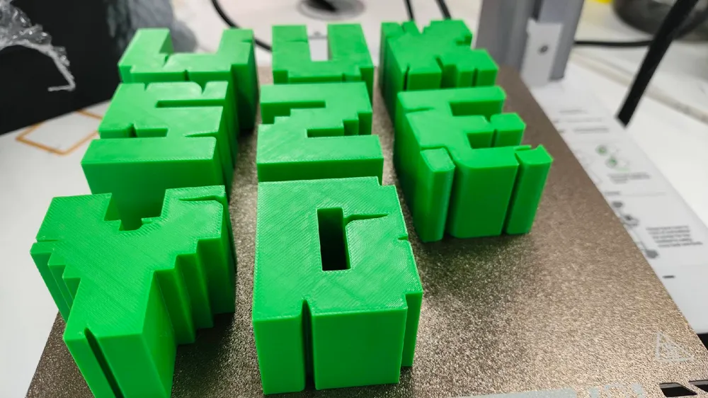 Minecraft Lettering - perfect gift minecraft fans, another view - Gaming & Pop Culture Signs, nerd