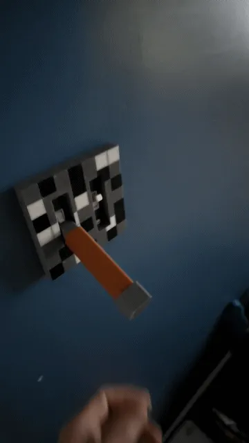Minecraft Lever Double Light Switch