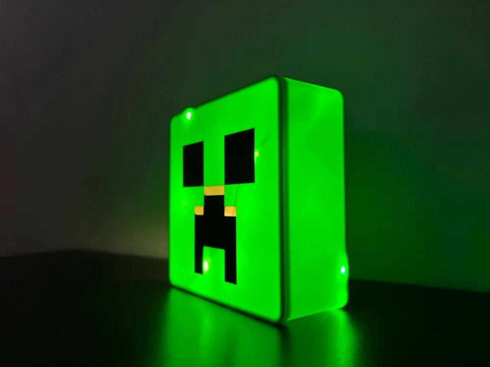 Minecraft mini storage or light box - Decor, in stock in India