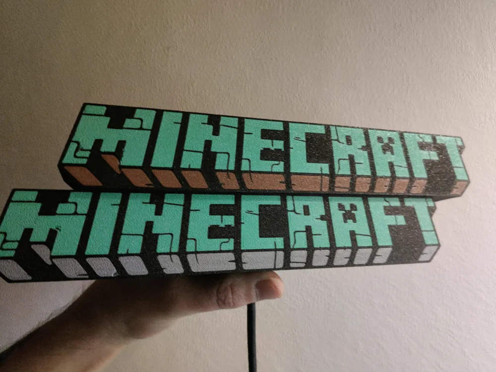 Minecraft Night Lamp, photo 4 of 4 - Minecraft Night Lamp Household