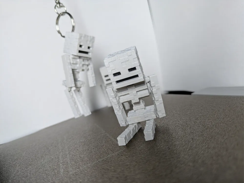 Minecraft Skeleton - Articulated, another view - Articulated Characters & Robots, gift
