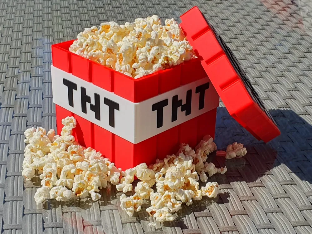 Minecraft Ultimate Popcorn TNT Block Box