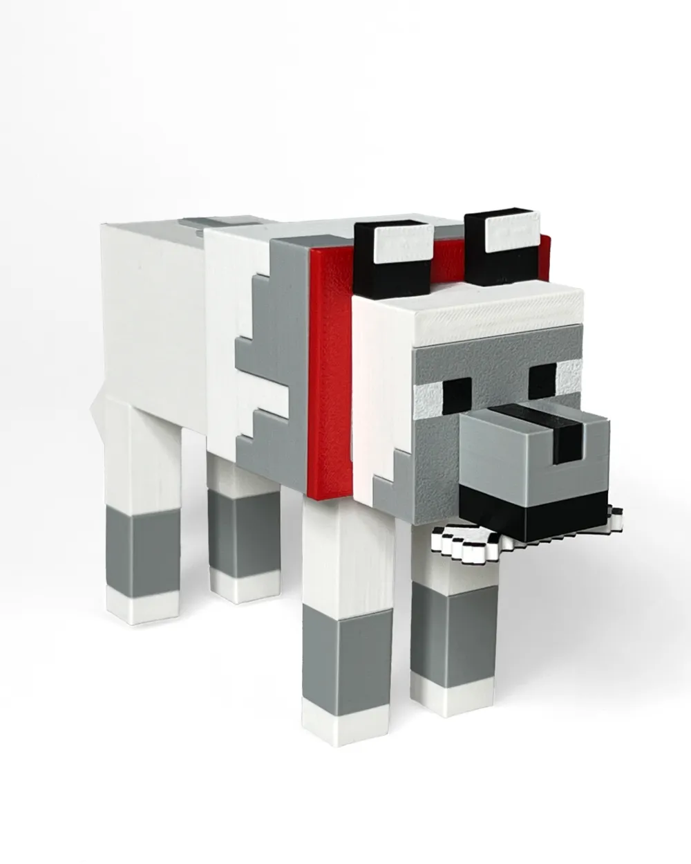 Minecraft Wolf/Dog toy - positionable - Dog Toys, in stock