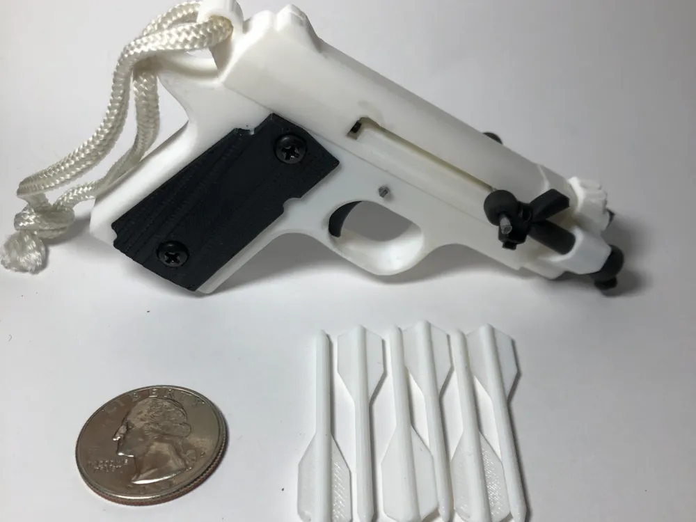 mini 1911 slingshot pistol, another view - Outdoor Toys, crossbow
