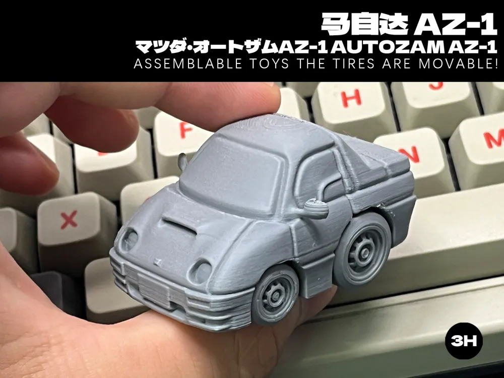 Mini Mazda Autozam AZ-1 Moving Toy Car