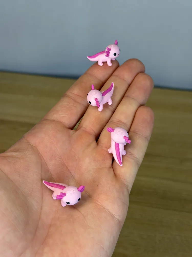 Mini Baby Axolotl, photo 2 of 4 - Mini Baby Axolotl Miniatures