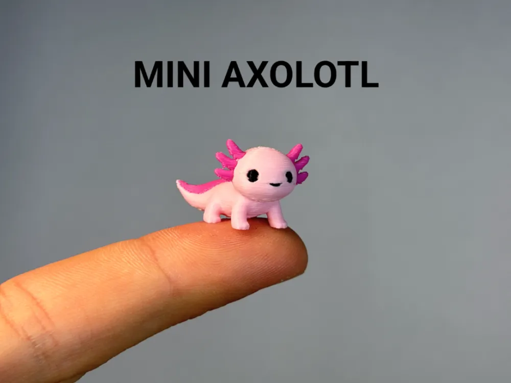Mini Baby Axolotl, photo 3 of 4 - Mini Baby Axolotl Miniatures