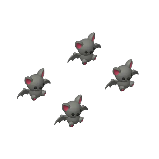 Mini Baby Bat, photo 4 of 4 - Mini Baby Bat Miniatures