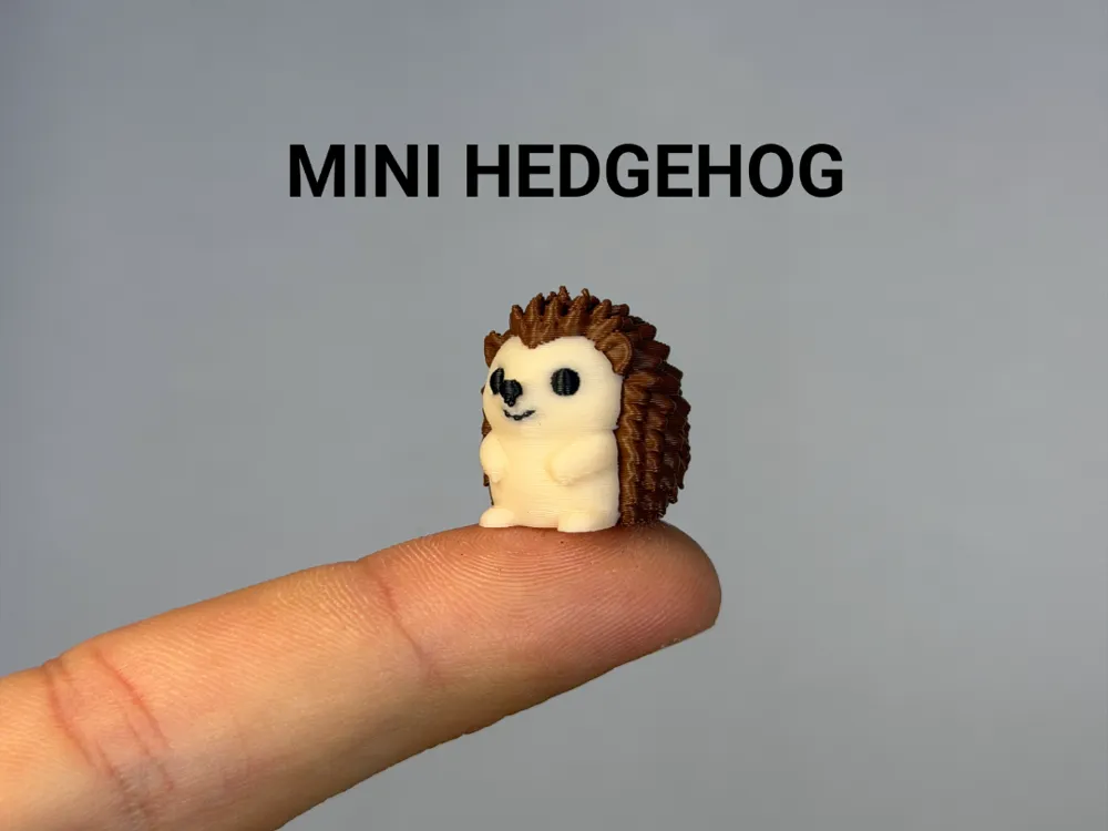 Mini Baby Hedgehog, photo 3 of 4 - Mini Baby Hedgehog Miniatures