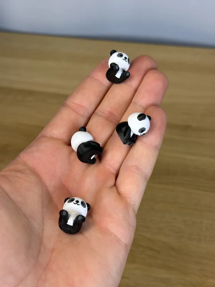 Mini Baby Panda, photo 2 of 4 - Mini Baby Panda Miniatures