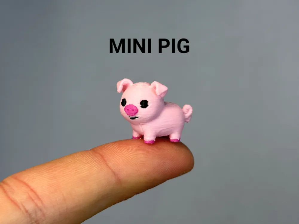 Mini Baby Pig, photo 3 of 4 - Mini Baby Pig Figurines & Collectibles