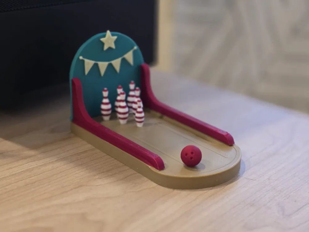 Mini Christmas Kegelbahn | Bowling Spiel