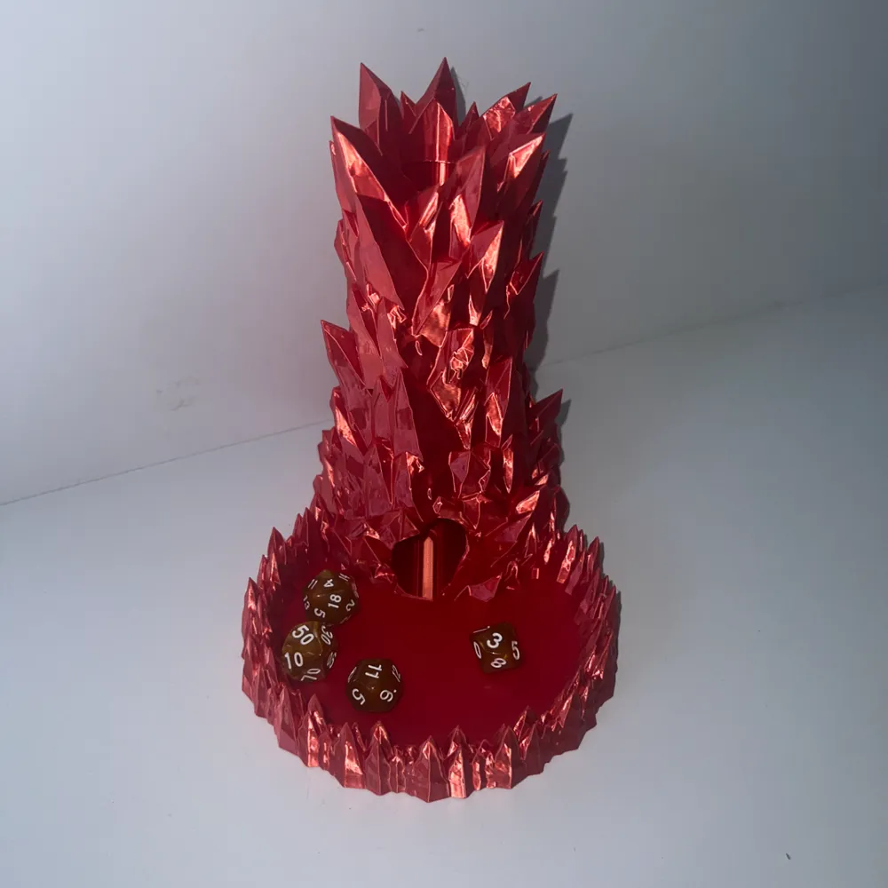 Mini Crystal Dice Tower, photo 3 of 4 - Mini Crystal Dice Tower Toys & Games