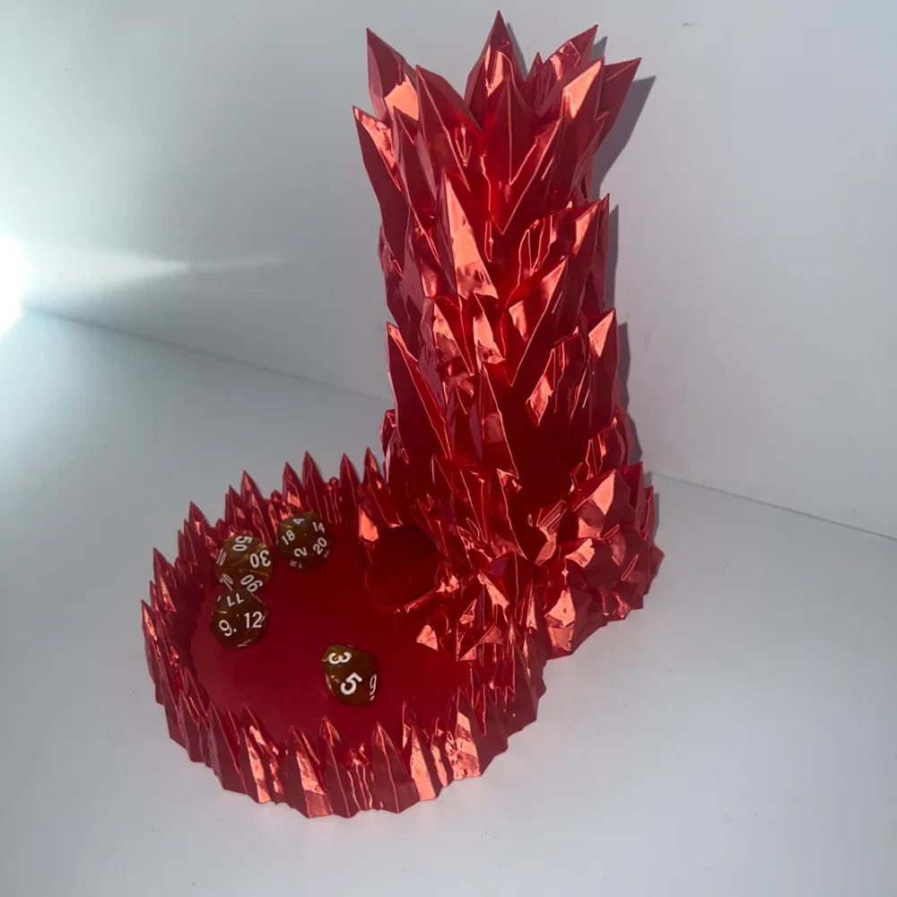 Mini Crystal Dice Tower, photo 4 of 4 - Mini Crystal Dice Tower Toys & Games