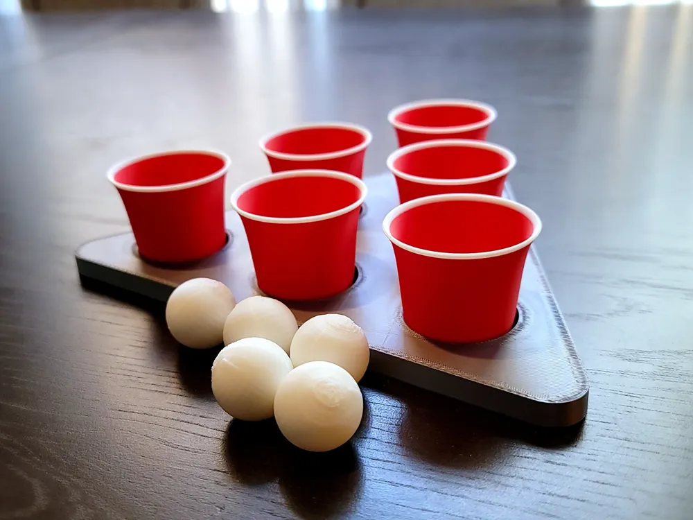 Mini Cup Pong, photo 3 of 4 - Mini Cup Pong Toys & Games