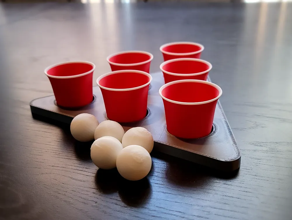 Mini Cup Pong, photo 4 of 4 - Mini Cup Pong Toys & Games