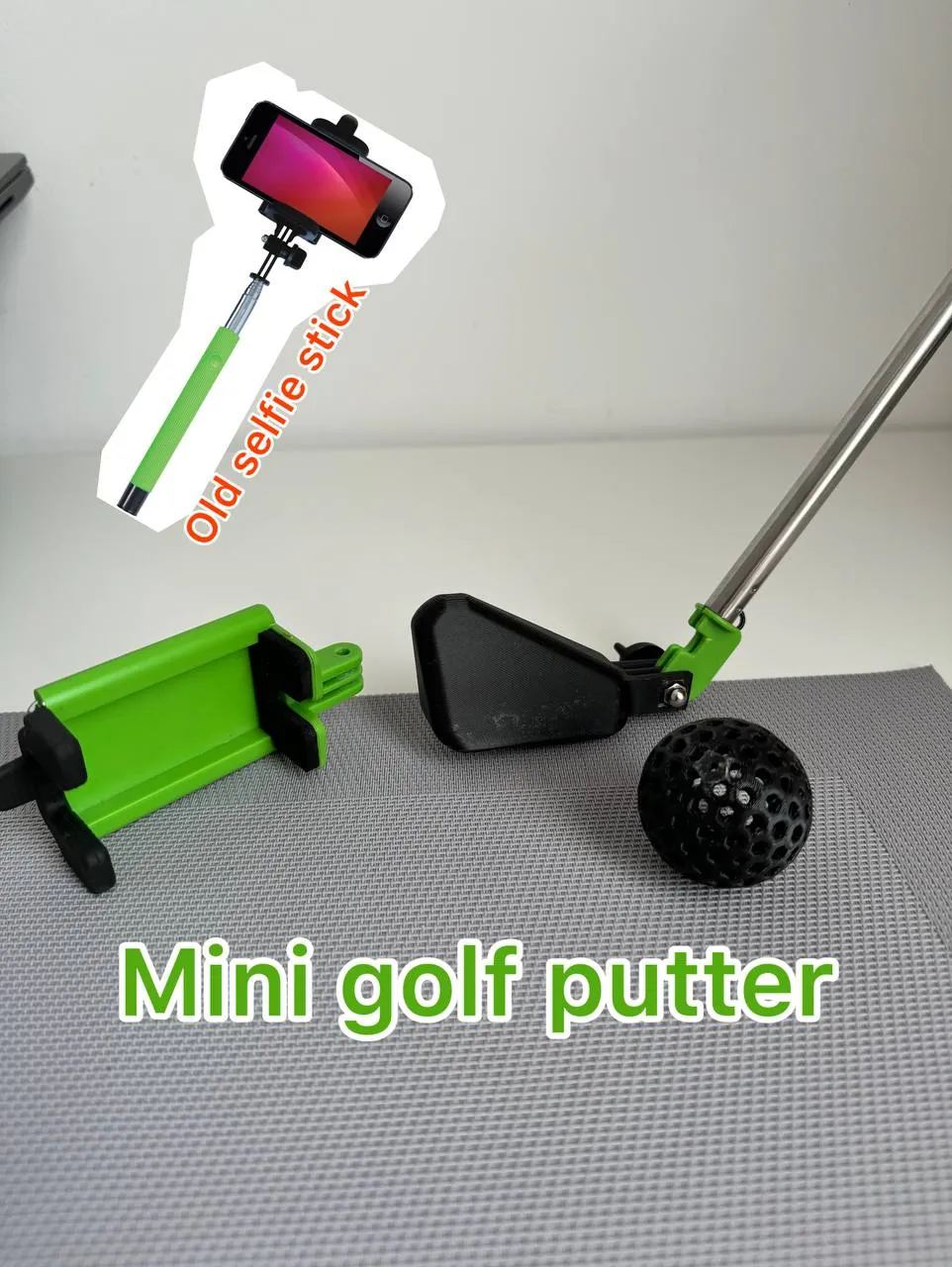 Mini golf putter, photo 2 of 4 - Putting & Practice Aids, miniature golf