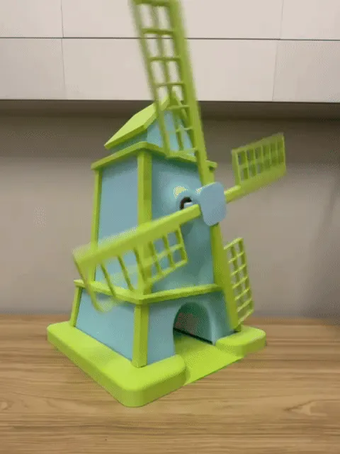 Mini golf windmill obstacle