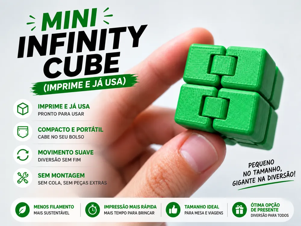Mini Infinity Cube Fidget, photo 4 of 4 - Mini Infinity Cube Fidget Toys, Games & Hobbies