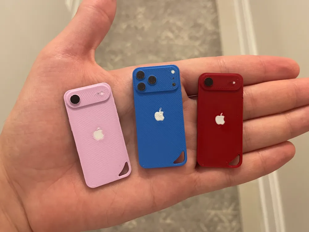 Mini iPhone 17 Keychain
