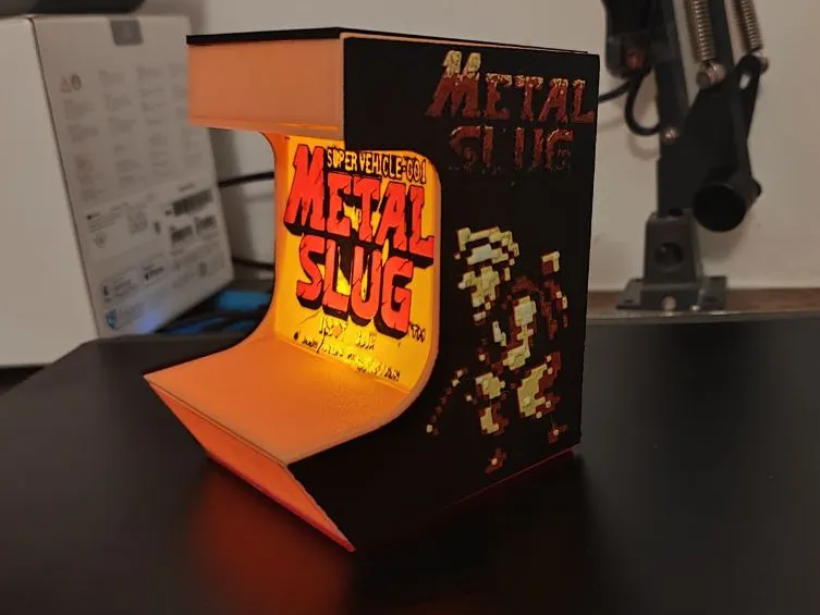 Mini Metal Slug Arcade, Glowing Retro Vibes!
