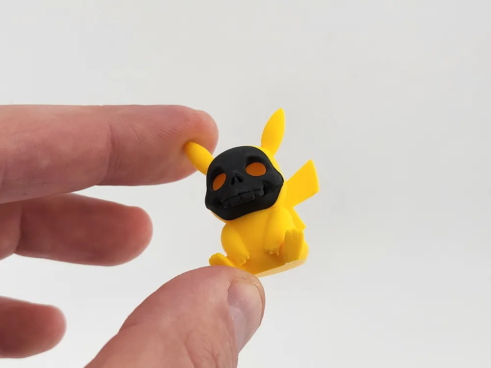 Mini Pikachu Skull, Figure toy art, photo 4 of 4 - Mini Pikachu Skull, Figure toy art Miniatures