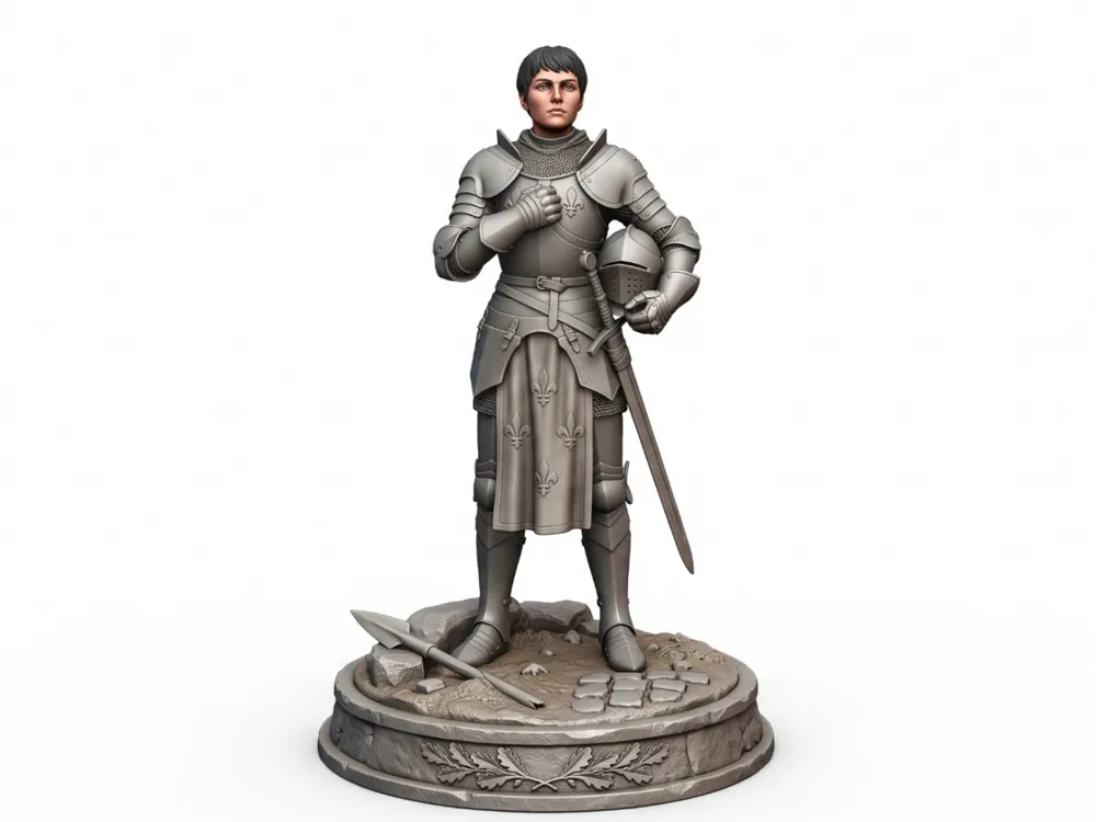 Miniatura Joana d'Arc com Armadura, photo 3 of 4 - Miniatura Joana d'Arc com Armadura Miniatures