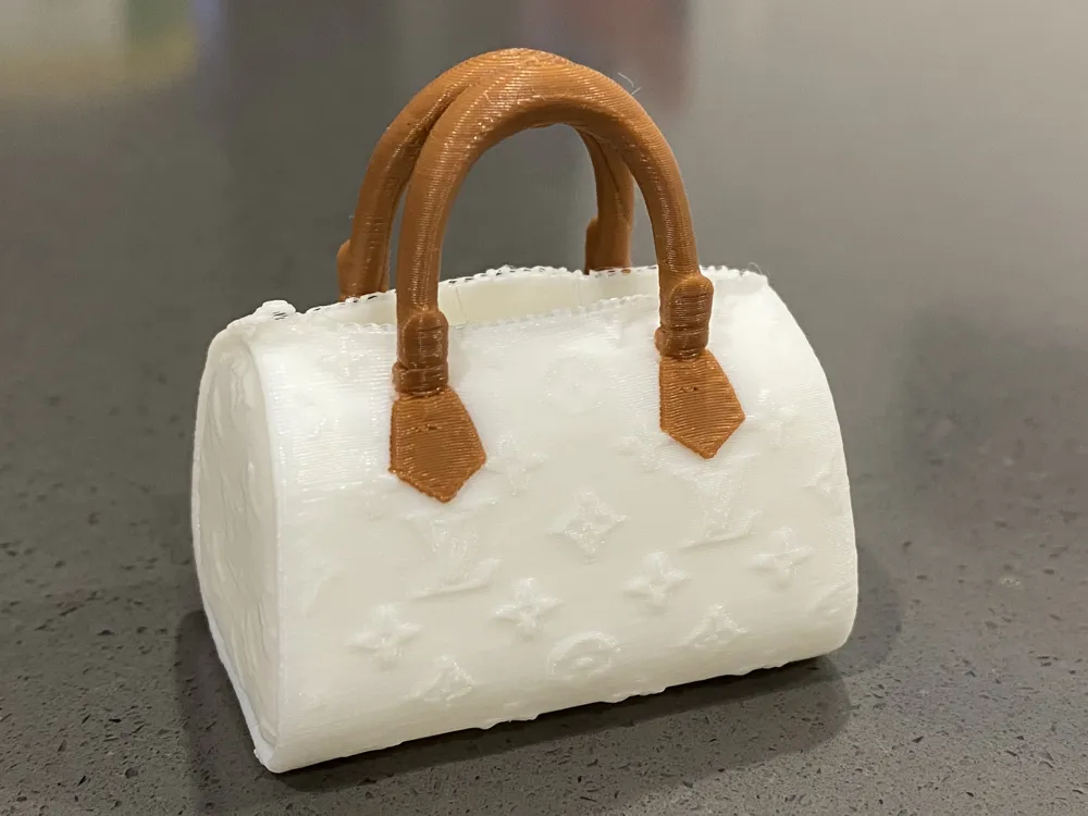 Miniature LV Fashion Handbag For Doll House, photo 2 of 5 - Dolls & Pretend Play, dollhouse