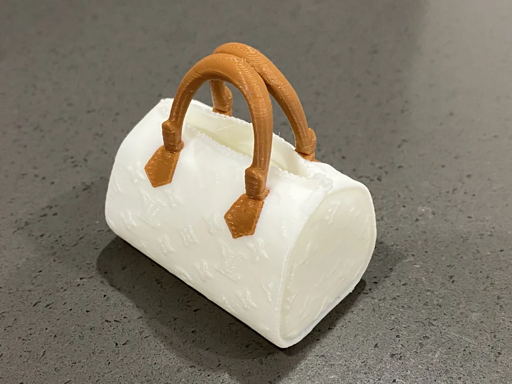 Miniature LV Fashion Handbag For Doll House, photo 4 of 5 - Dolls & Pretend Play, tote