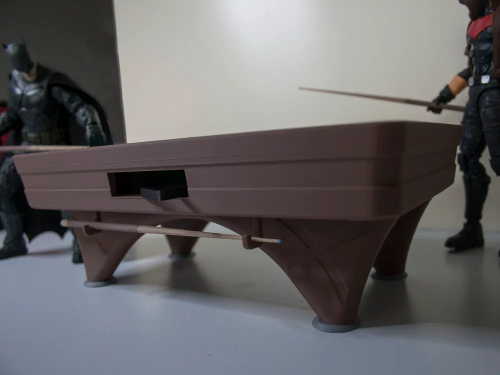 Miniature Pool Billard scale 1:10 for dioramas, photo 3 of 4 - Miniature Pool Billard scale 1:10 for dioramas Figurines & Collectibles