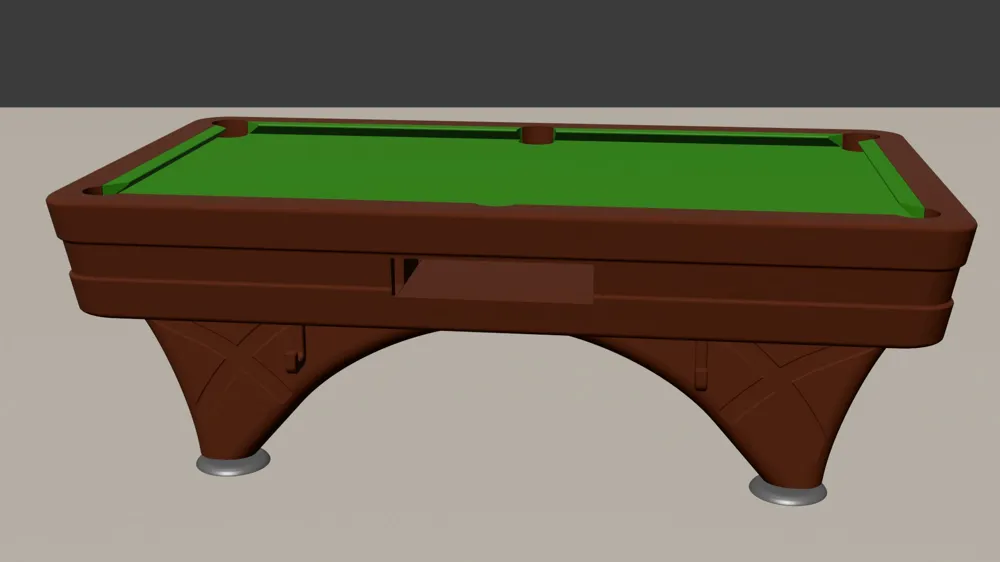 Miniature Pool Billard scale 1:10 for dioramas, photo 4 of 4 - Miniature Pool Billard scale 1:10 for dioramas Figurines & Collectibles