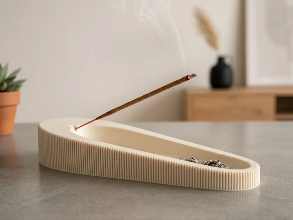 Minimal Japandi Incense Stick Holder, photo 3 of 4 - Minimal Japandi Incense Stick Holder Household
