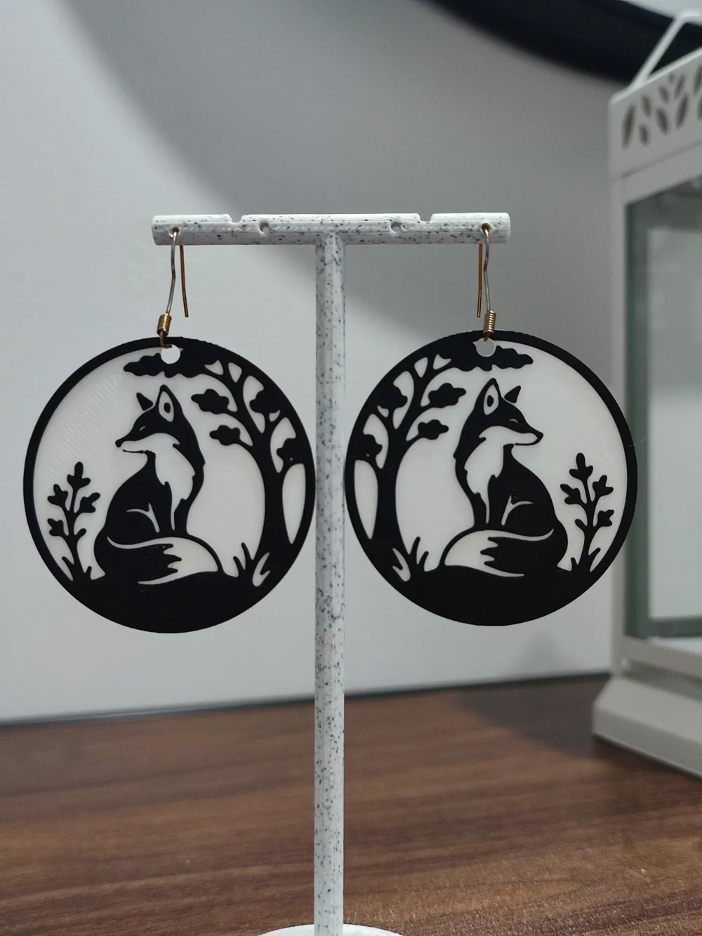 Aretes Kitsune Minimal, photo 3 of 4 - Aretes Kitsune Minimal Jewellery & Accessories