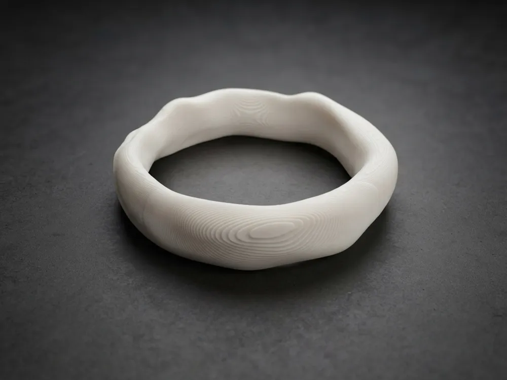 Minimalism Wave Ring