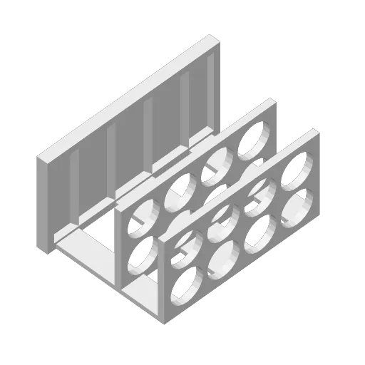 Minimalist API Test Tube Holder, another view - Aquarium Decor, Caves & Hides, marineaquarium