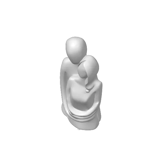 Minimalist Couple Figurine, photo 4 of 4 - Minimalist Couple Figurine Household