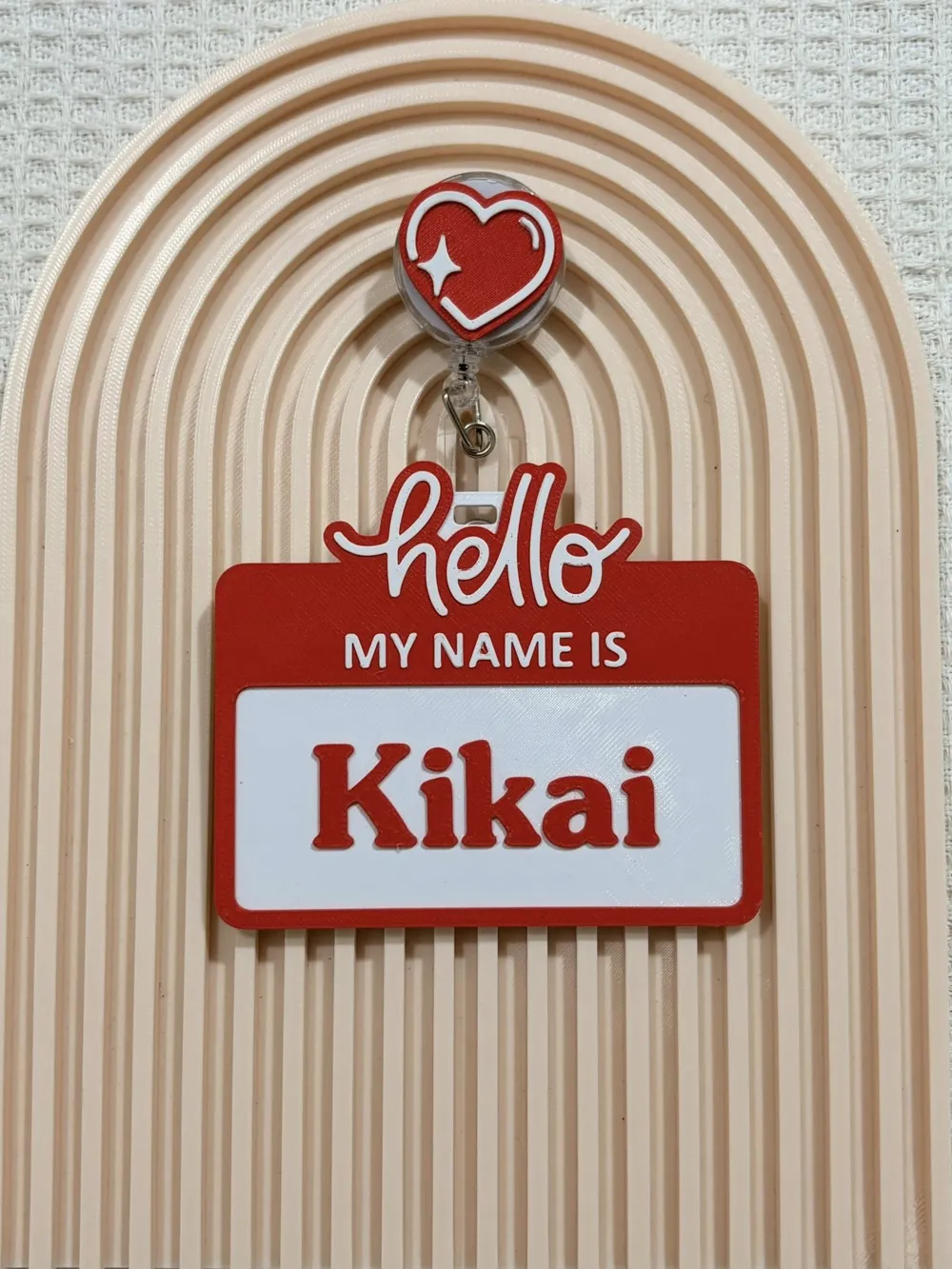 Minimalist Editable Name Plate, photo 3 of 4 - Name Plates, nametag