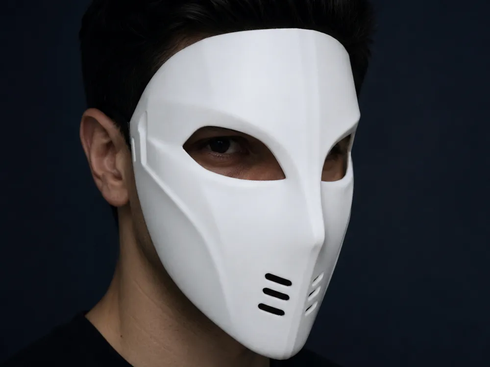 Minimalist Futuristic Full Face Mask
