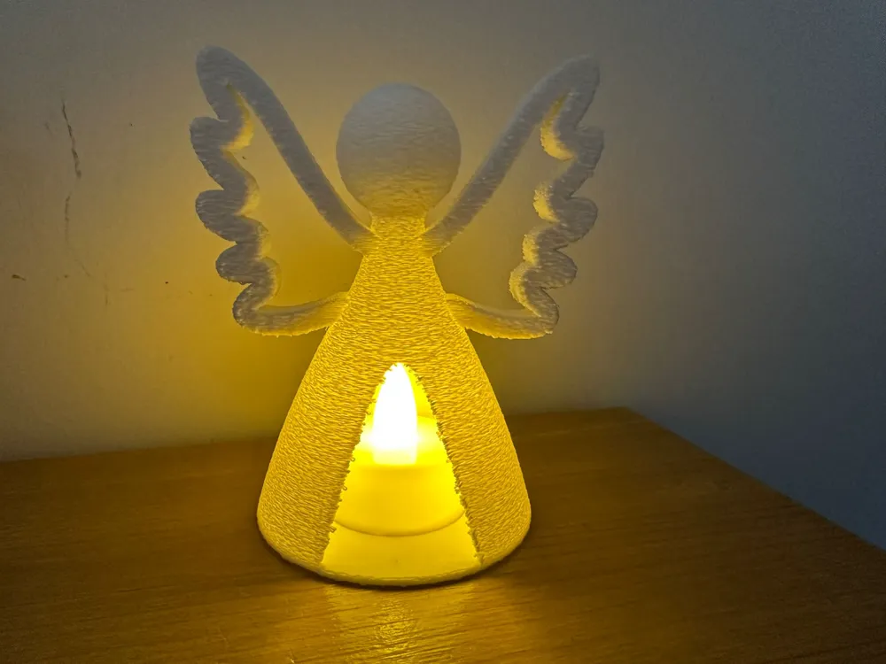 Ángel Luminoso Minimalista
