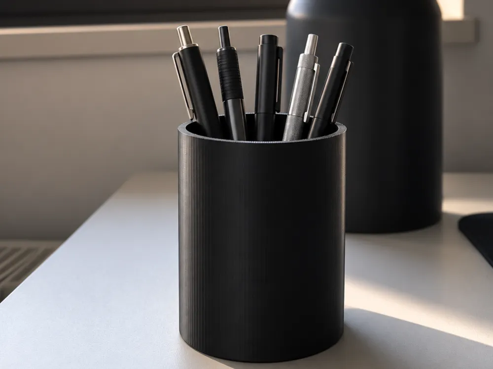 Minimalist Pen Holder & Modern Desk Organizer, photo 4 of 4 - Minimalist Pen Holder & Modern Desk Organizer Household