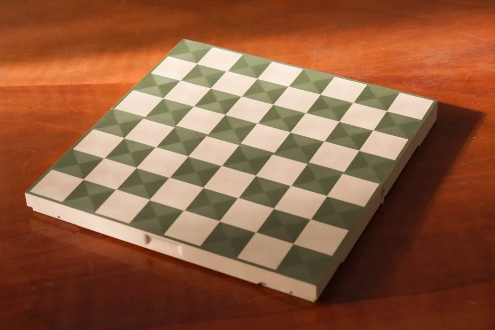 Minimalist Portable Chess Set, photo 3 of 4 - Chess Sets & Pieces, foldable