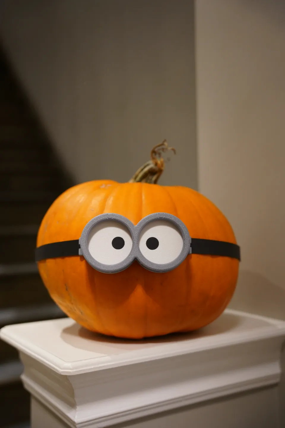 Minions Pumpkin Mask - goggle with turnable eyes!, photo 3 of 4 - Movie & Game Character Masks, Halloween