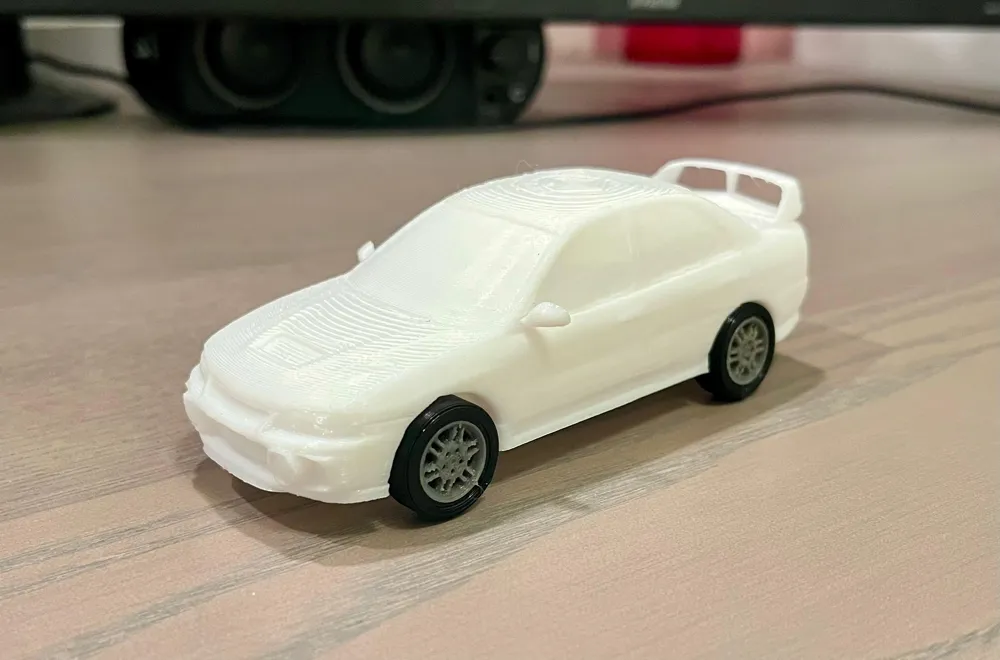 Mitsubishi Lancer Evolution 4 / Evo IV Kit Card, photo 3 of 4 - Car, Tank & Vehicle Kit Cards, gift